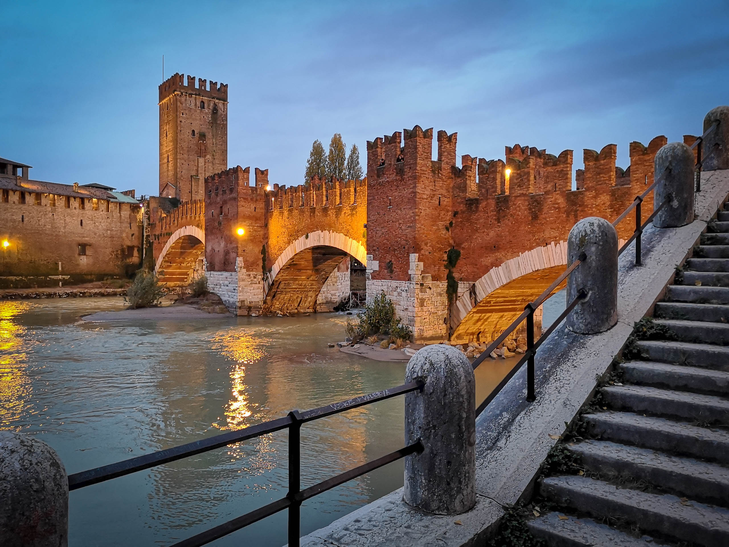 Castelvecchio and the Adige river in Verona