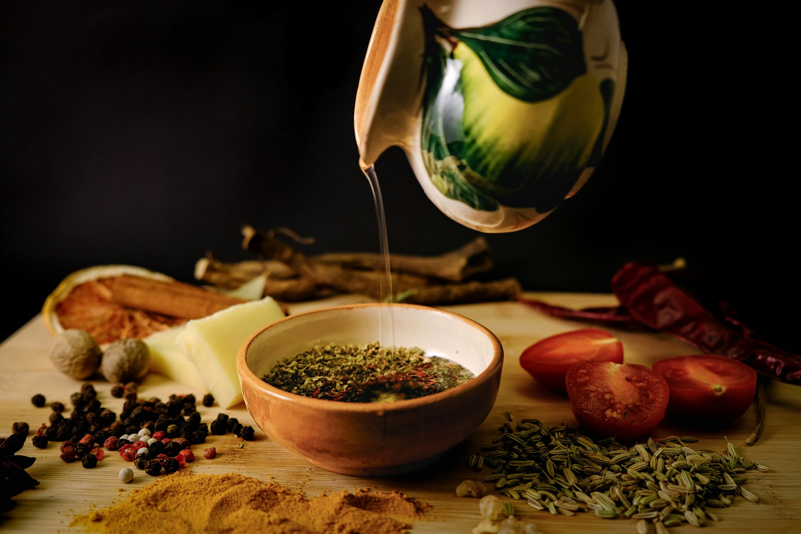 Italian food ingredients mood image
